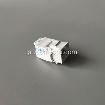 Tomada keystone RJ45 sem ferramentas UTP CAT6